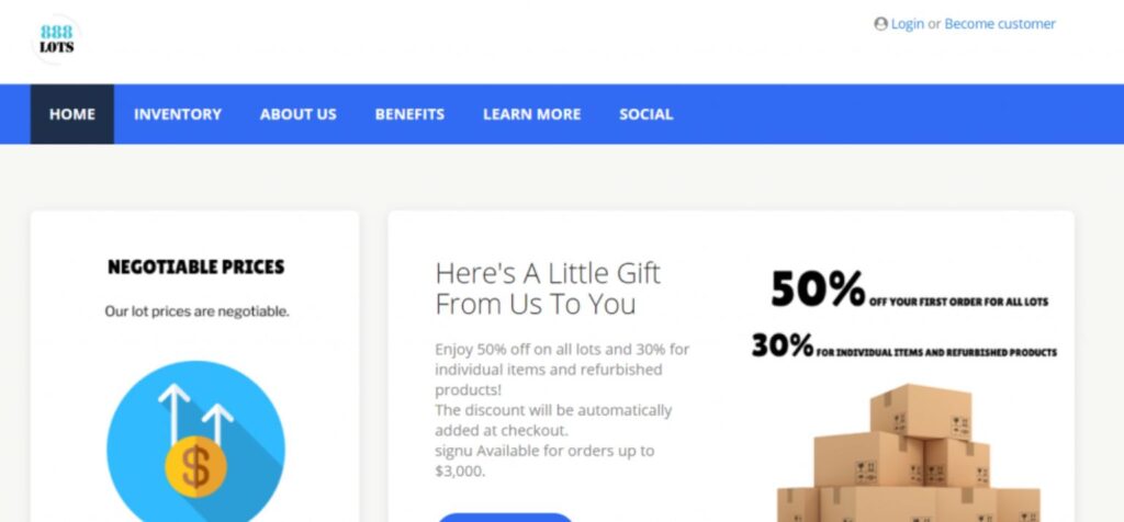 Liquidation websites