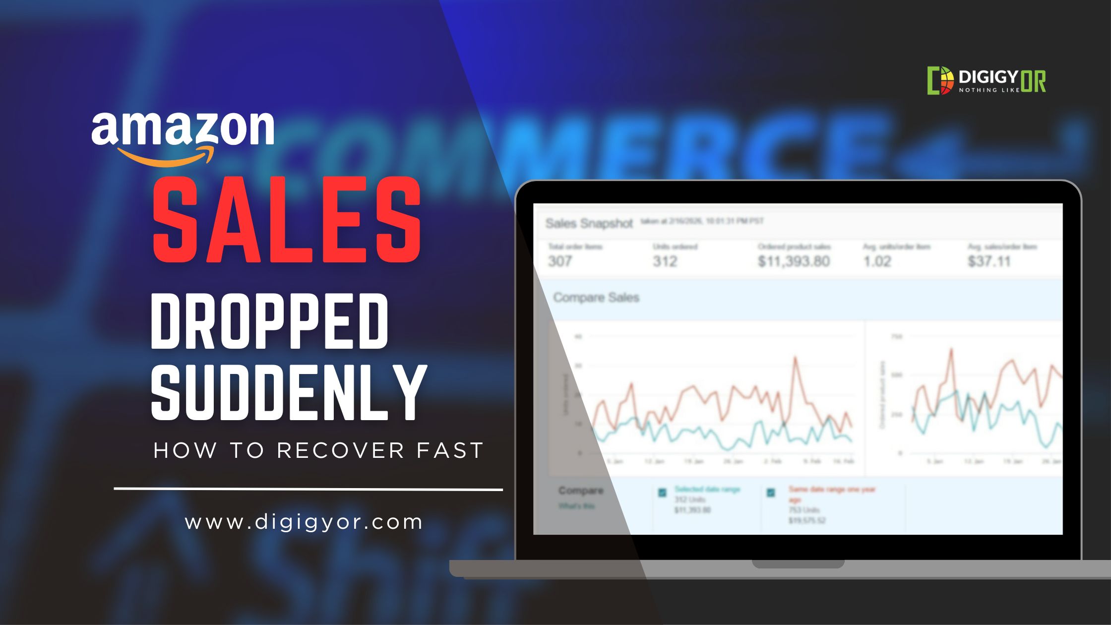 Amazon sales down today