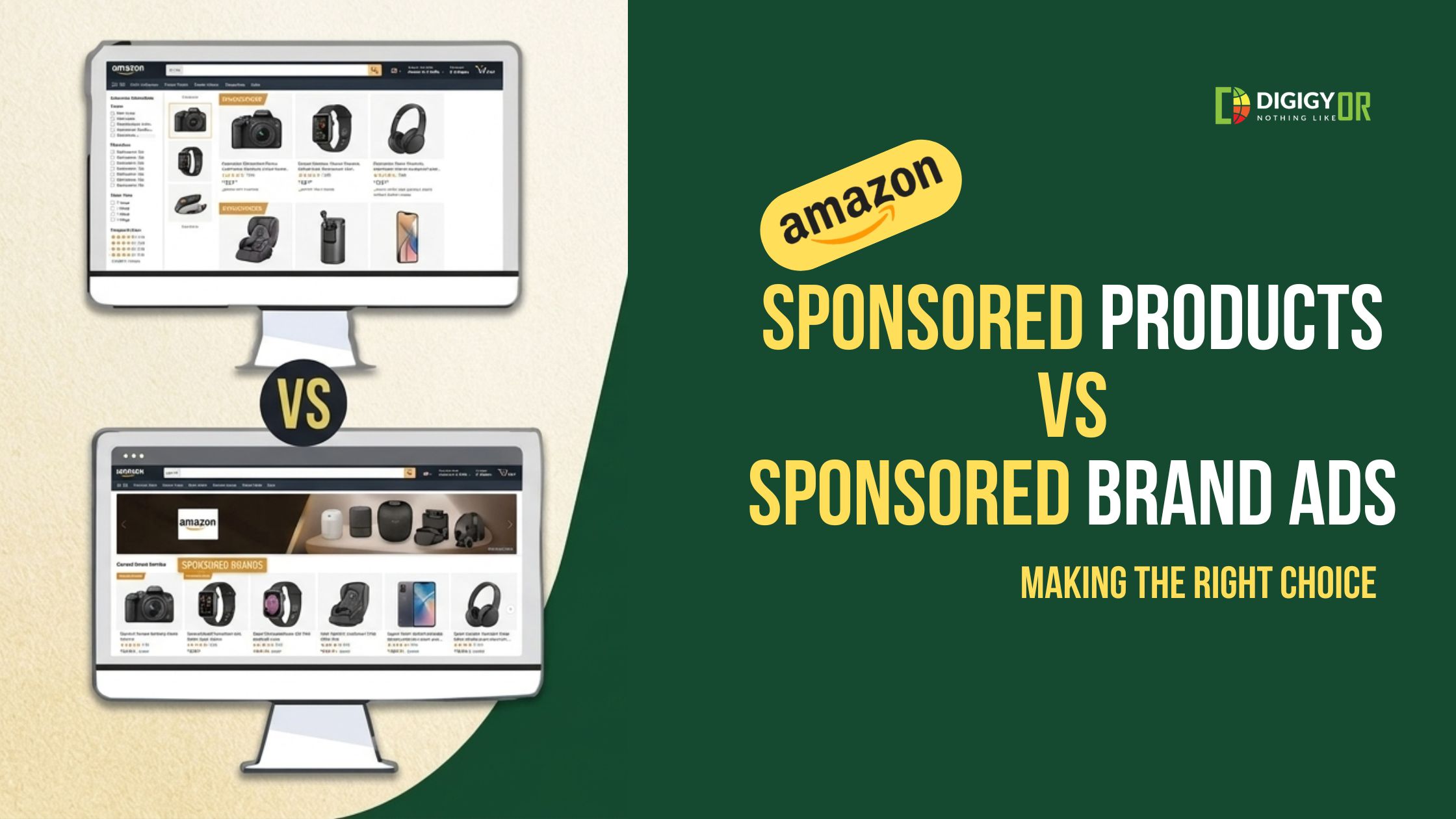 Amazon Sponsored Products Vs Sponsored Brand Ads