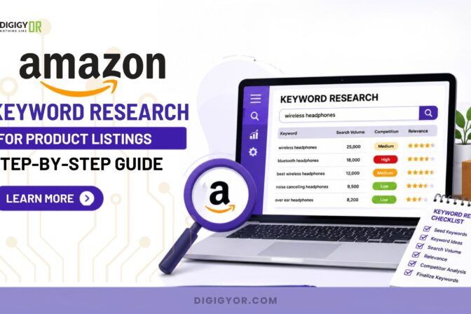 Amazon Keyword Research for Product Listings — Step-by-Step Guide